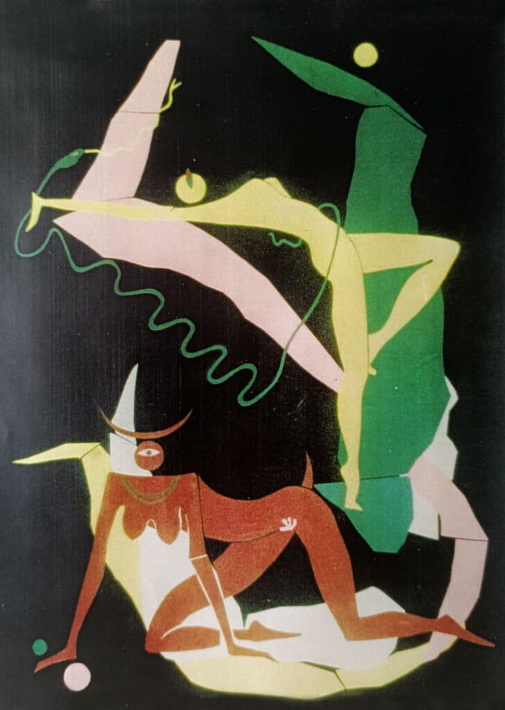 Collage -Sehnsucht nach dem Urwald- von Jana Versümer
